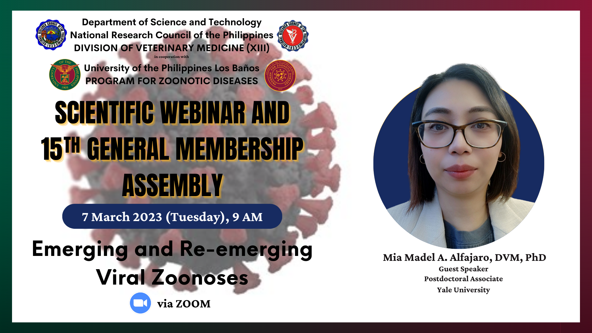 Webinar on Emerging and Re-Emerging Viral Zoonoses